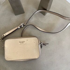 kate spade Metallic gold Crossbody bag